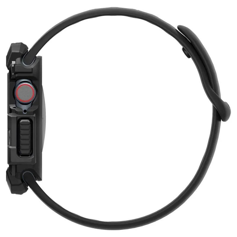 Spigen Rugged Armor – dėklas Apple Watch 10 46 mm (matinė juoda)