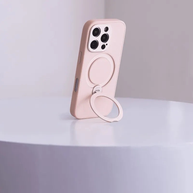 „Moshi Kameleon MagSafe“ – dėklas „iPhone 16 Pro Max“ su stovelio funkcija (šviesiai rožinė)
