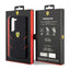 Ferrari Hot Stamp Lines dėklas, skirtas Samsung Galaxy S23+ (juodas)