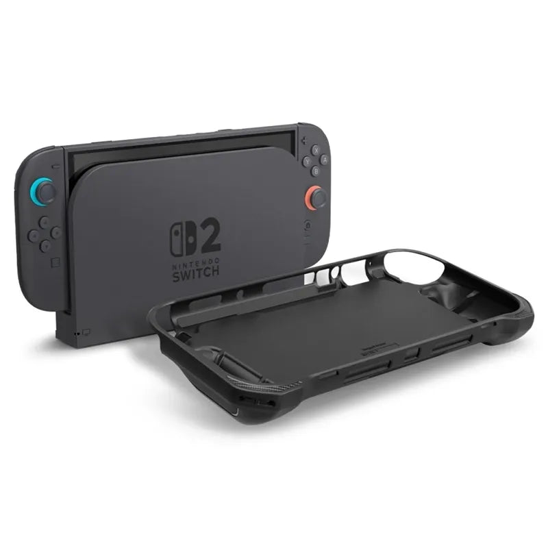Spigen Rugged Armor – dėklas Nintendo Switch 2 (matinė juoda)