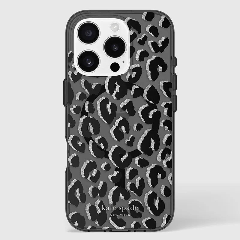 Kate Spade New York apsauginis MagSafe dėklas, skirtas iPhone 16 Pro (City Leopard)