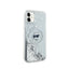 Karl Lagerfeld Liquid Glitter Choupette Head MagSafe – „iPhone 11“ dėklas (skaidrus)