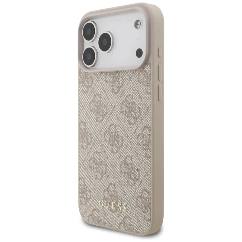 Guess 4G Classic – dėklas iPhone 17 Pro Max (rožinis)