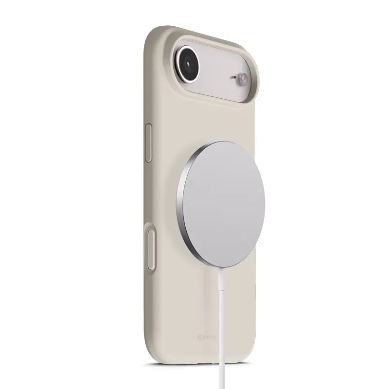 Crong Color Cover Magnetic – MagSafe dėklas iPhone Air telefonui (Stone Beige)