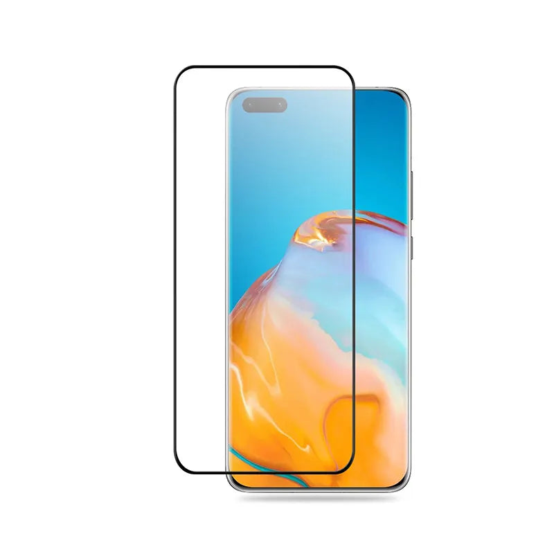 Crong 3D Armour Glass 9H viso ekrano grūdintas stiklas Huawei P40 Pro + montavimo rėmelis