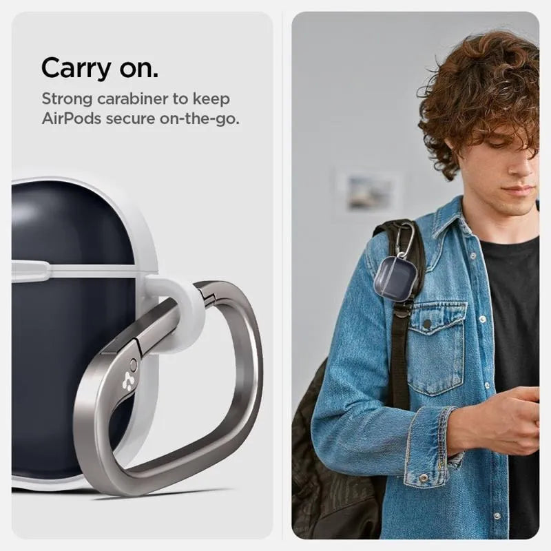 Spigen Classic C1 – dėklas Apple AirPods 4 (grafitinis)