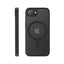 „Crong Hybrid Frost MAG Cover“ – „iPhone 17e“ / „16e“ „MagSafe“ dėklas (juodas)
