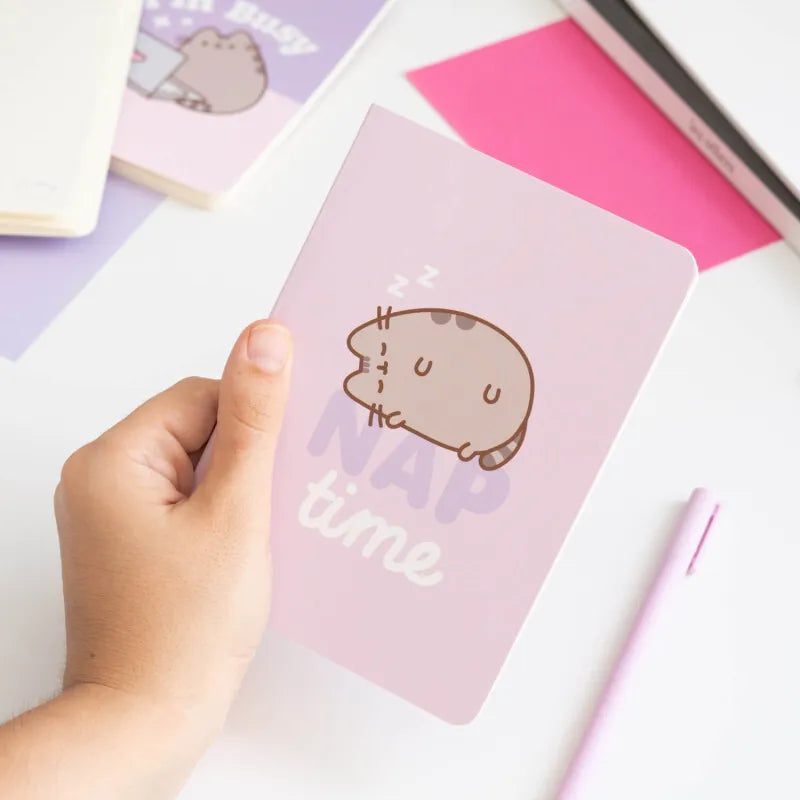 Pusheen – A6 formato užrašinių rinkinys iš „Moments“ kolekcijos, 3 vnt.