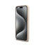DKNY Leather Mono Stripe & Metal Logo – dėklas iPhone 15 Pro Max (rožinis)