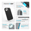 Speck Presidio2 Grip – Dėklas iPhone 17e / 16e / 15 / 14 / 13 (juodas / pilkas / baltas)