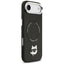 Karl Lagerfeld Choupette Pin MagSafe – dėklas iPhone Air (juodas)