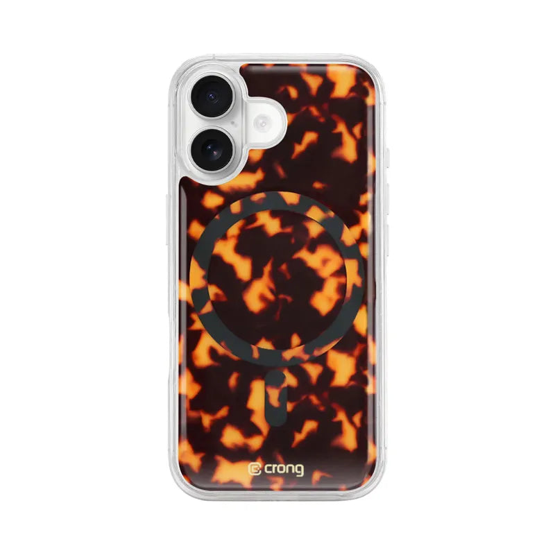 Crong Deluxe MAG Cover – iPhone 17 MagSafe dėklas (Tortoise)