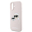 Karl Lagerfeld Silicone Double Heads Print MagSafe - Dėklas iPhone 16 Plus (rožinis)