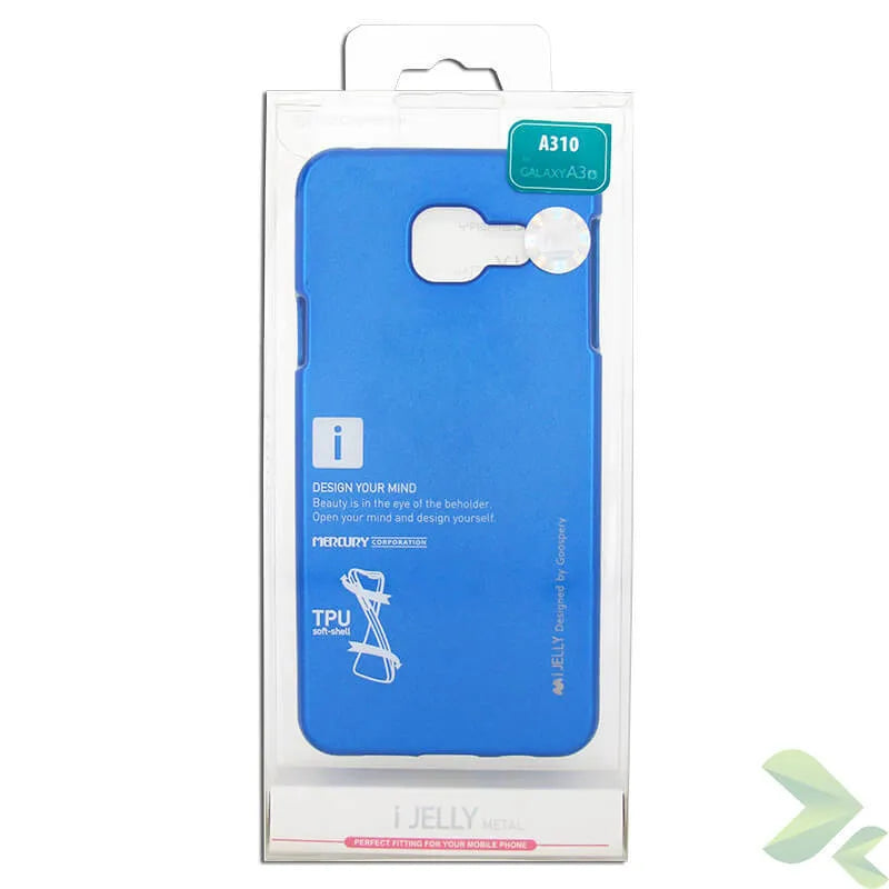 Mercury I-Jelly – Dėklas Samsung Galaxy A3 (2016) telefonui (mėlynas)