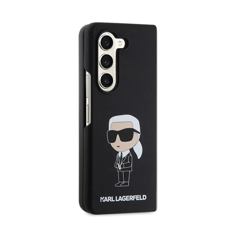 Karl Lagerfeld Silicone Ikonik dėklas – Samsung Z Fold 5 (juodas)