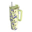 Quokka Stream – 1200 ml nerūdijančio plieno termopuodelis su šiaudeliu (Matcha)