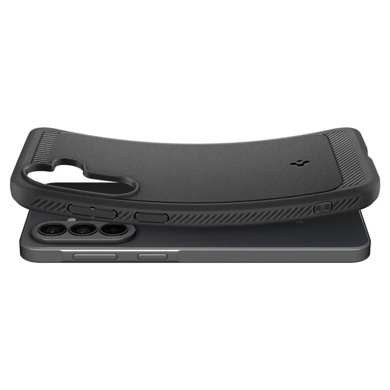 Spigen Rugged Armor – Dėklas, skirtas Samsung Galaxy A37 5G (matinė juoda)
