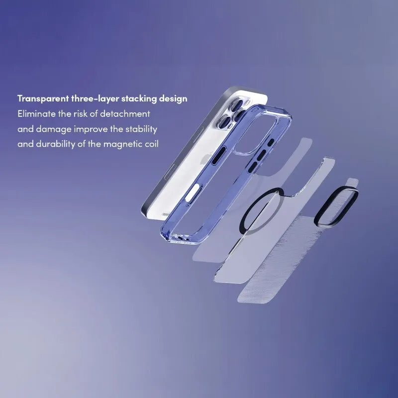 Moshi iGlaze MagSafe – dėklas iPhone 16 Pro Max (Mist White)