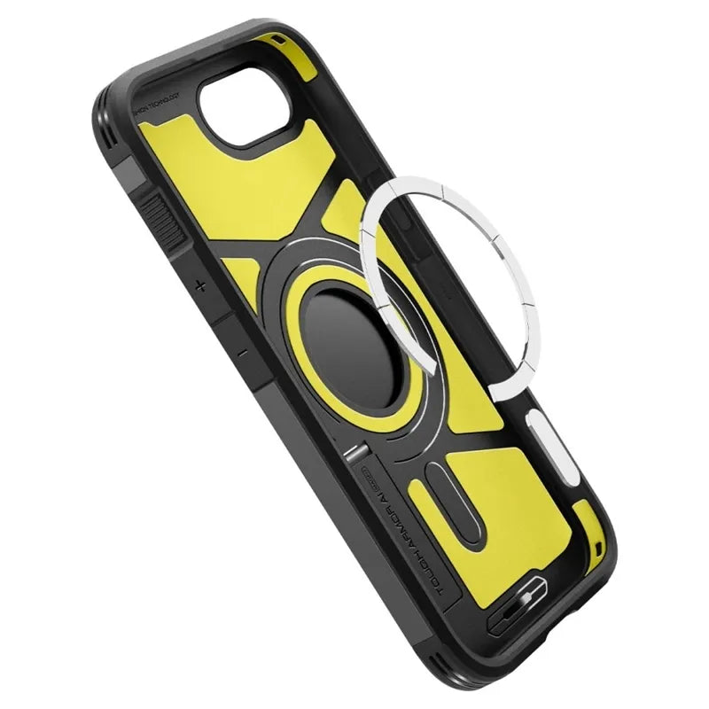 Spigen Tough Armor Mag MagSafe – Dėklas iPhone 17e / 16e (juodas)