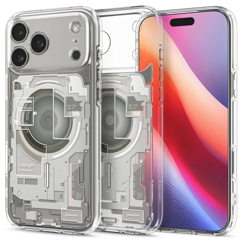 Spigen Ultra Hybrid Mag MagSafe - dėklas iPhone 17 Pro (Zero One Natural Titanium)