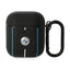 BMW Leather Color Lines - Dėklas Apple AirPods 1/2 gen (juodas)