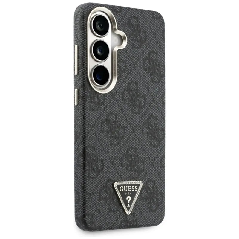 Guess 4G Triangle Logo MagSafe – dėklas Samsung Galaxy S26 (juodas)