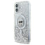 Karl Lagerfeld Liquid Glitter Karl Head MagSafe - dėklas, skirtas iPhone 16 Plus (skaidrus)