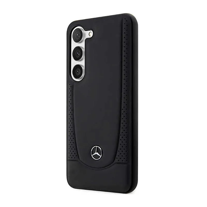 Mercedes Leather Urban Line – dėklas Samsung Galaxy S23 (juodas)