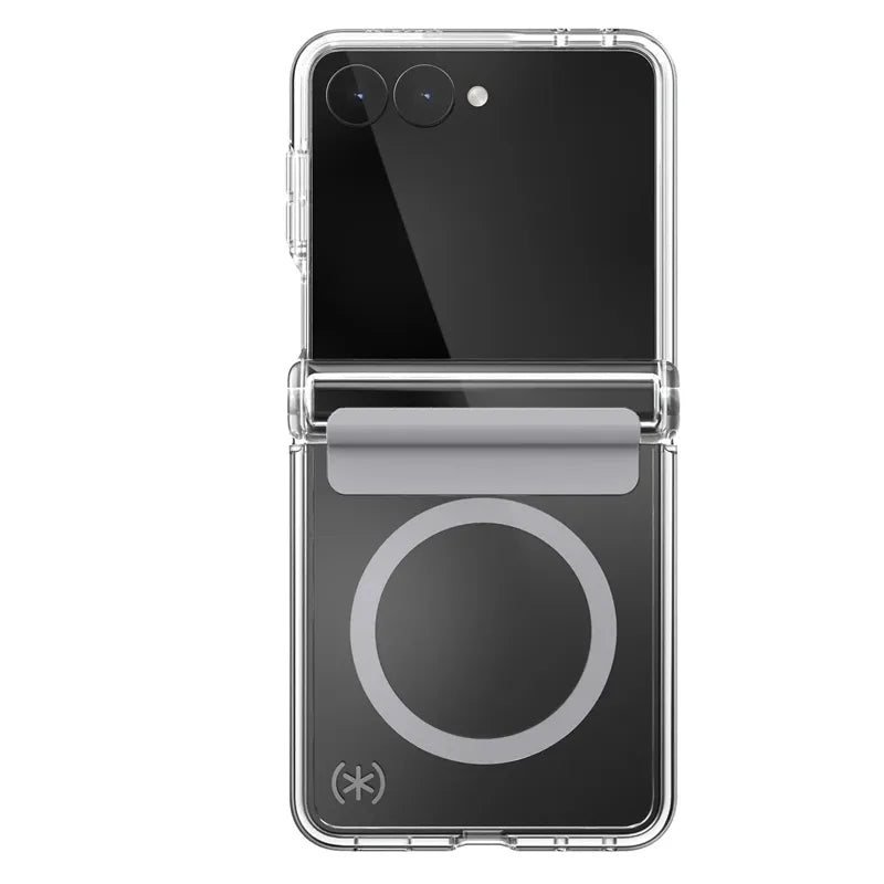 Speck Presidio Perfect-Clear Magnet – Samsung Galaxy Z Flip 8 dėklas su MagSafe (skaidrus)