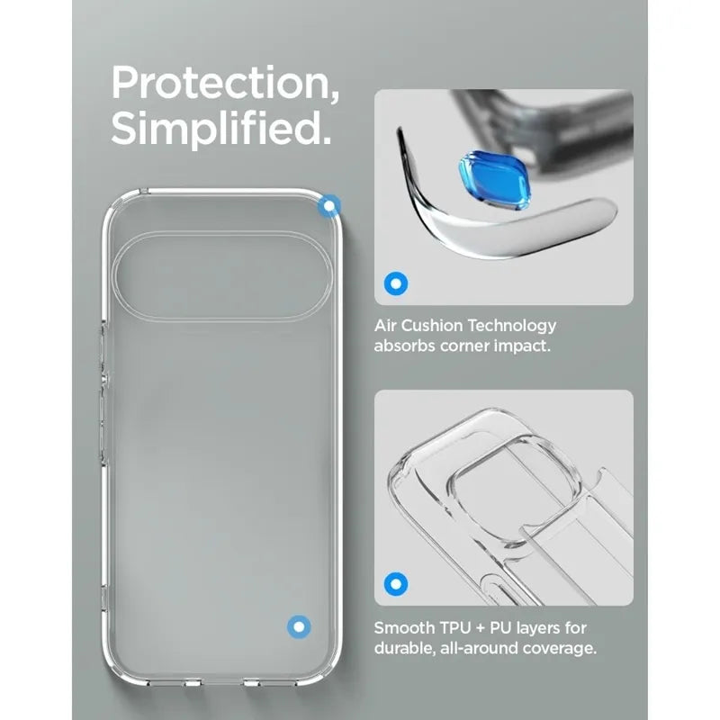 Spigen Ultra Hybrid – Dėklas Google Pixel 11 Pro (skaidrus)