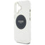 Guess IML Metal Colored Circle Classic Logo MagSafe – dėklas iPhone 16 (juodas)