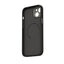 Moshi Napa MagSafe – odinis dėklas iPhone 15 Plus (Midnight Black)