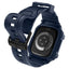 Spigen Rugged Armor Pro V2 – Apyrankė su dėklu, skirta Apple Watch 10/11 42mm (tamsiai mėlyna)