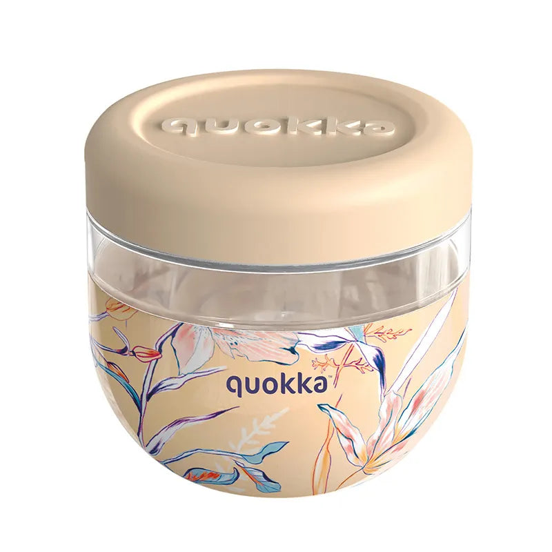 Quokka Bubble Food Jar – maisto indelis / priešpiečių dėžutė 770 ml (Vintage Floral)