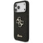Guess Fixed Glitter Big 4G - Dėklas skirtas iPhone 17 Pro Max (juodas)