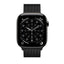 Crong Milano Steel – nerūdijančio plieno dirželis Apple Watch 44/45/46/49 mm (juodas)