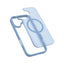 Crong Hybrid Matte Magnetic – MagSafe dėklas iPhone 17 (mėlynas)
