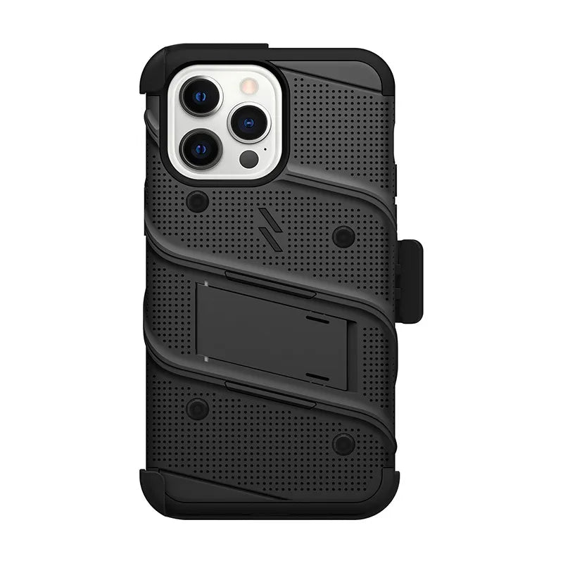 ZIZO BOLT serija – dėklas iPhone 14 Pro Max (juodas)