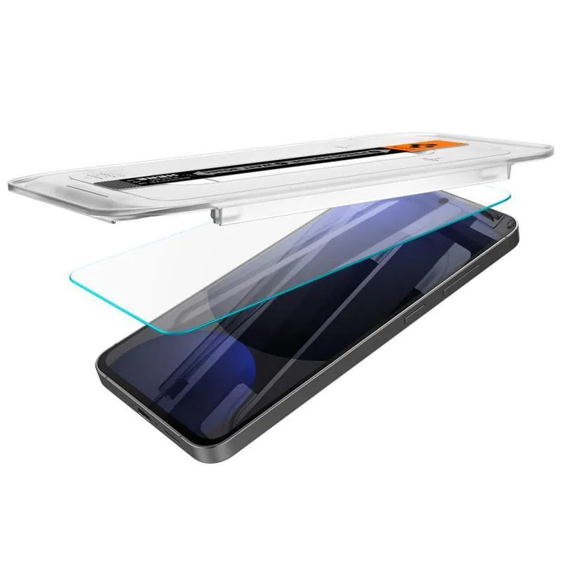 Spigen GLAS.TR EZ FIT 2-Pack – grūdintas stiklas, skirtas Samsung Galaxy A56 5G / S24 FE (2 vienetai)