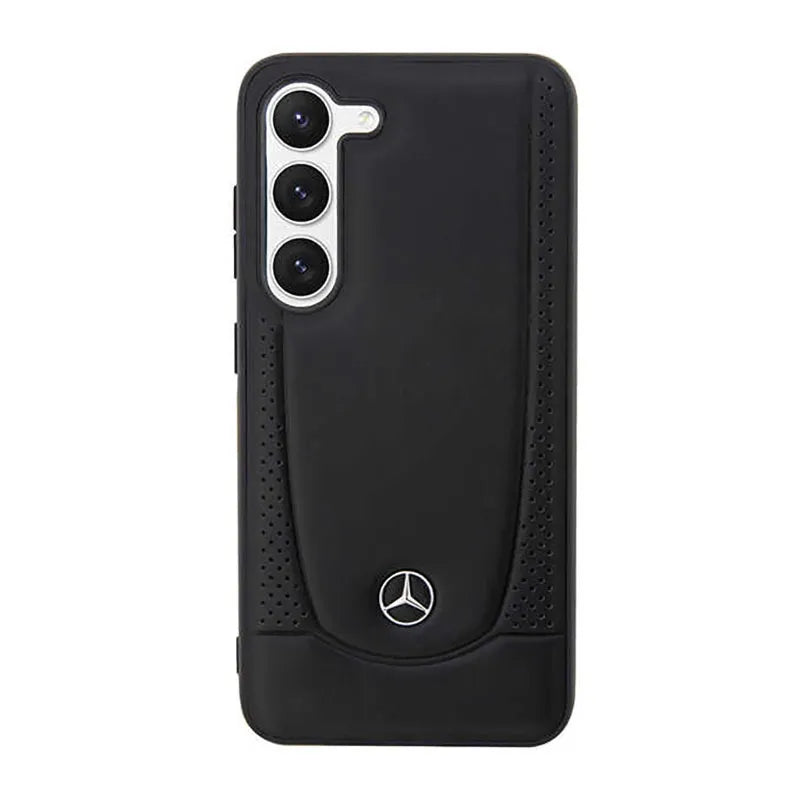 Mercedes Leather Urban Line – dėklas Samsung Galaxy S23 (juodas)