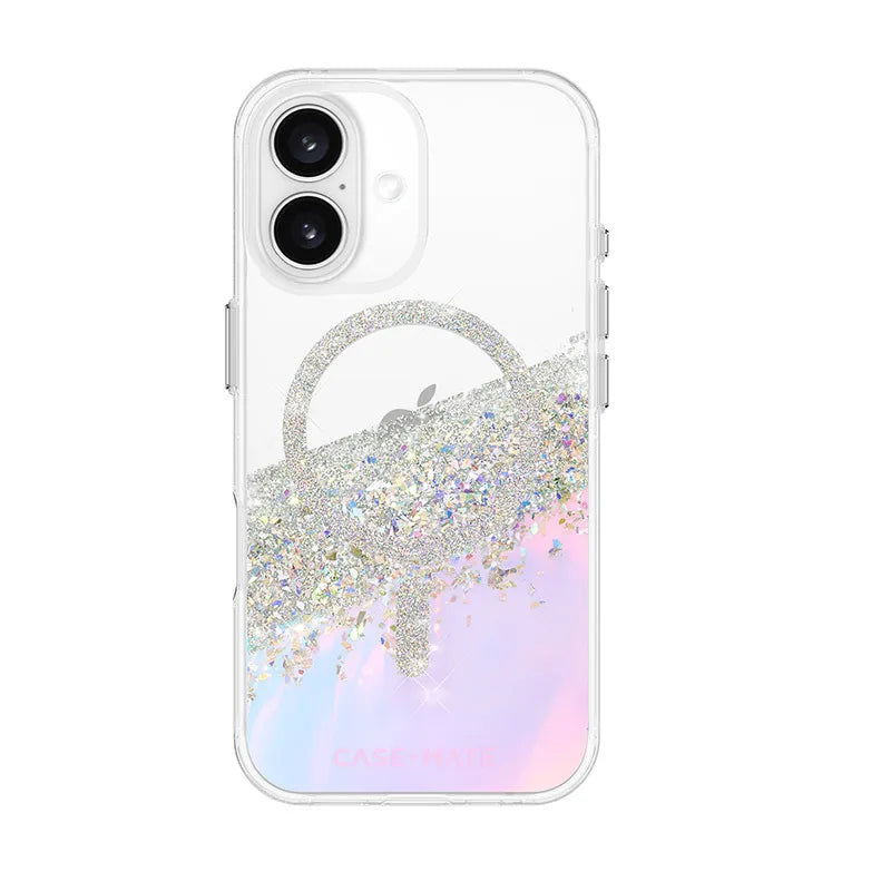 Case-Mate Karat MagSafe – dėklas „iPhone 16“ (holografinis „Soap Bubble“)