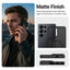 Crong Hybrid Matte Magnetic – MagSafe dėklas, skirtas Samsung Galaxy S26 Ultra (pilkas)