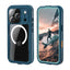 Crong Seal Cover – IP68 neperšlampamas dėklas, skirtas iPhone 17 Pro (jūrinė mėlyna)