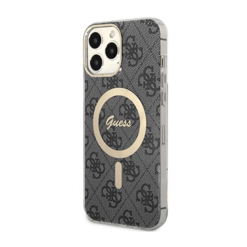 Guess 4G MagSafe – dėklas iPhone 13 Pro Max (juodas)