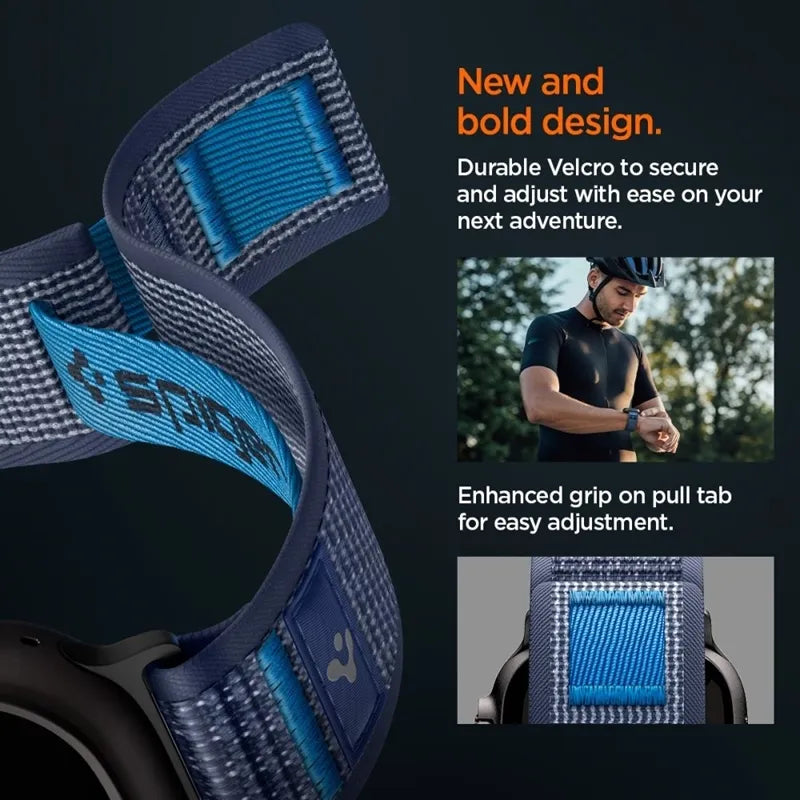 Spigen Athlex Air 2 – Apple Watch apyrankė 44/45/46/49 mm (Active Navy Blue)