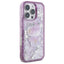 Hello Kitty Liquid Glitter 50TH Anniversary Party – dėklas Apple iPhone 16 Pro (violetinis)