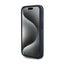 Guess 4G Triangle Metal Logo – dėklas iPhone 15 Pro (mėlynas)
