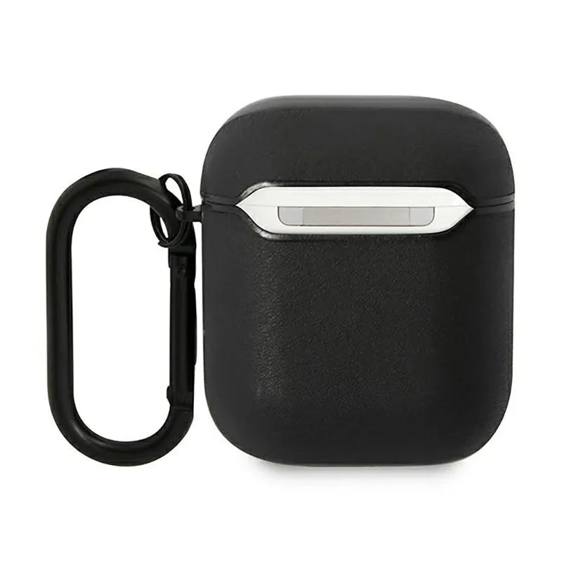 BMW Leather Color Lines - Dėklas Apple AirPods 1/2 gen (juodas)