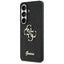 Guess Fixed Glitter Big 4G Metal Logo – dėklas Samsung Galaxy S26 (juodas)