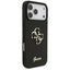 Guess Fixed Glitter Big 4G - Dėklas skirtas iPhone 17 Pro Max (juodas)